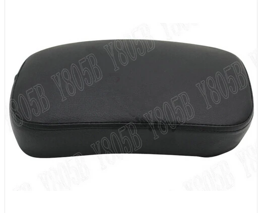 Черная кожаная накладка на заднее сиденье 6 присосок для Yamaha VStar 400 650 1100 1300 Virago Xv 250