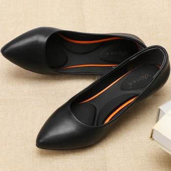 

YALNN Fashion Spring big size New 3/5/7 cm Retro Classic Woman Wedding Girls Shoes Pumps Party Lady Pointed Toe High Heels
