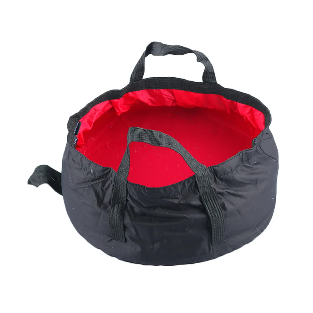 

Color Random!!!2017 Collapsible Waterproof Cloth Camping Bucket Folding Buckets Washing Basin Portable Bucket Water Pot
