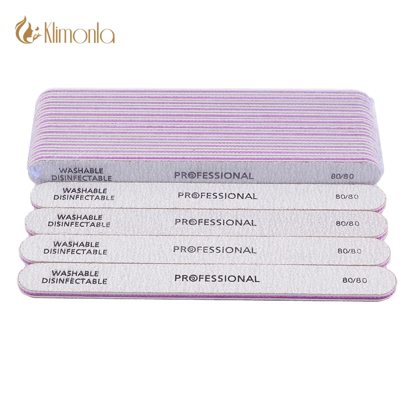 

50pcs Nail File Buffer For Salon 80/80 100/100 100/180 Nail Sanding Buffer Files UV Gel Polisher Nail Art Styling Tools