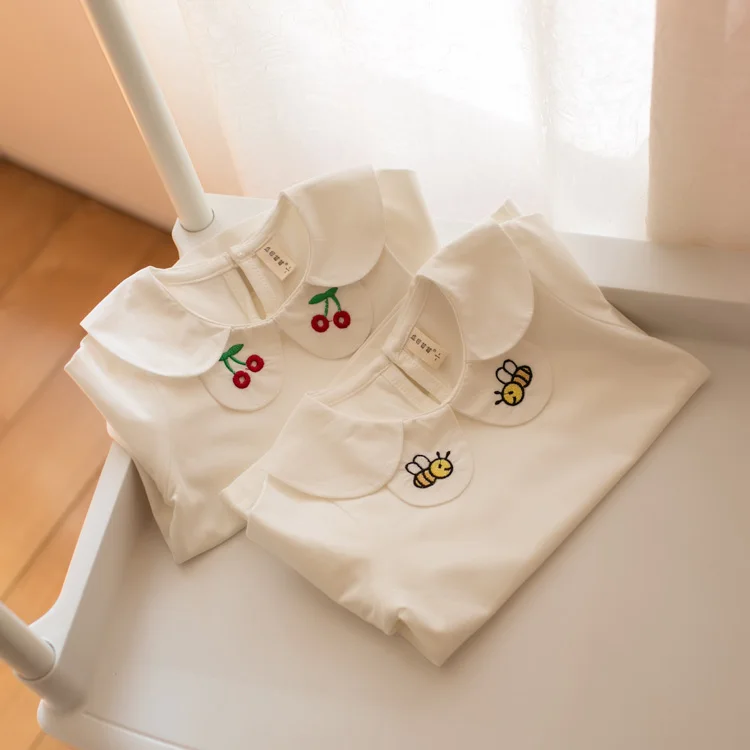 Новинка года, Детская рубашка на подкладке для малышей футболка с длинными рукавами и рисунком пчелы для маленьких девочек джемпер Детские топы для девочек, футболки