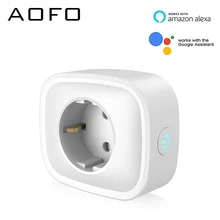 Mini Smart Plug Outlet Works with Amazon Alexa Google Assistant IFTTT, No Hub Required, Wifi Enabled Remote Control Smart Socket