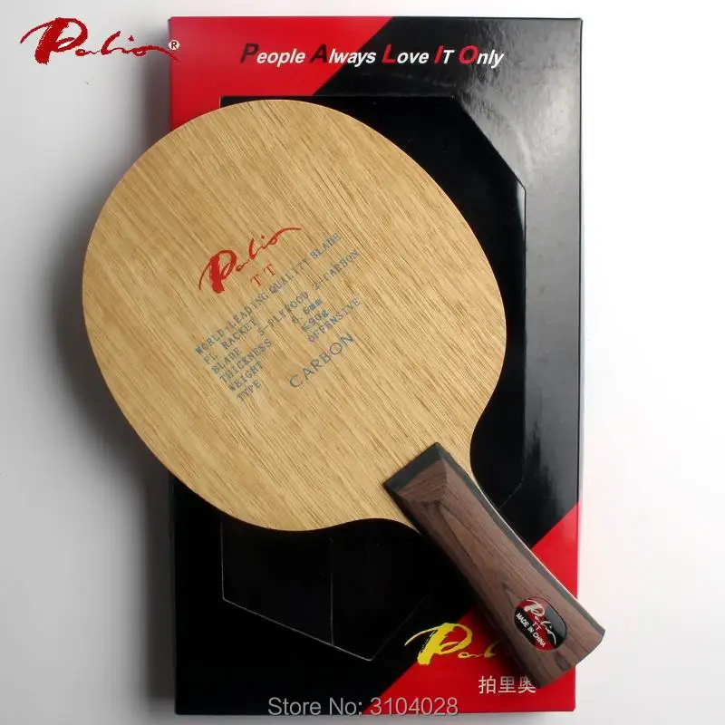 

Palio official TT table tennis balde carbon blade fast attack with loop good speed and hold ball ping pong game