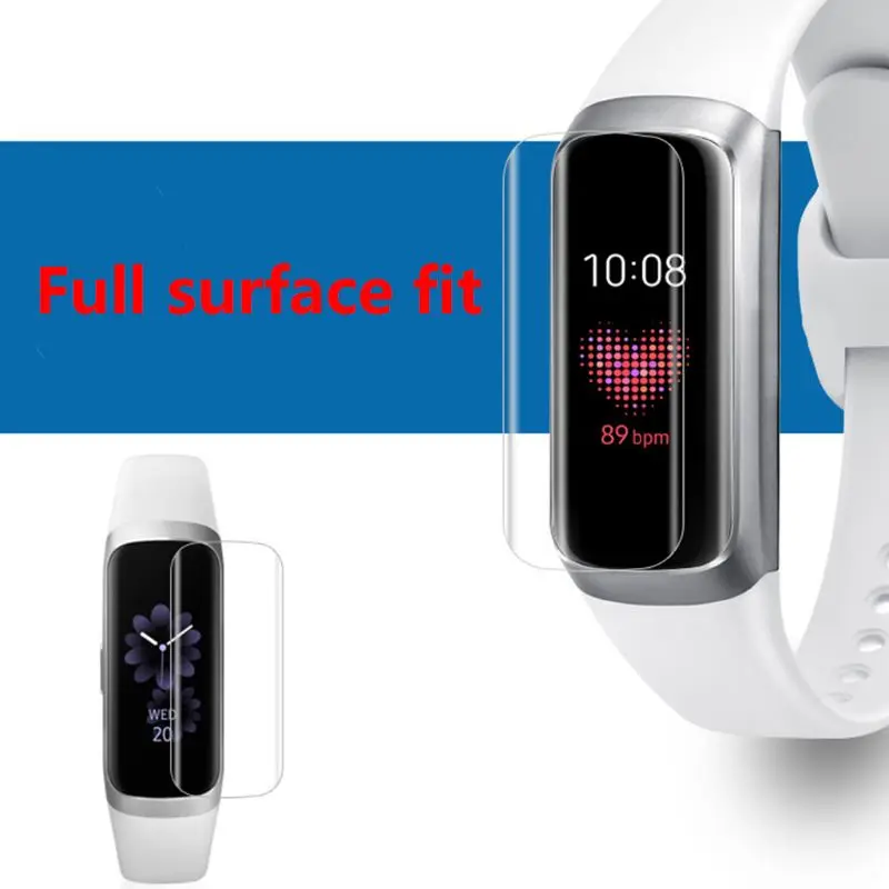3PCS Protective Flim Screen Protector Ultra-thin Clear LCD Guard Shield Cover Skin For Samsung Galaxy Fit/Fit-e Bracelet Tools