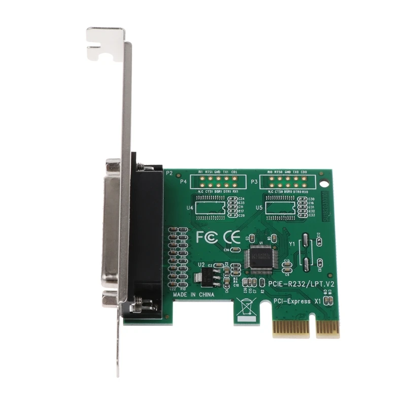 

Parallel Port DB25 25Pin LPT Printer to PCI-E Express Card Converter Adapter 1pc