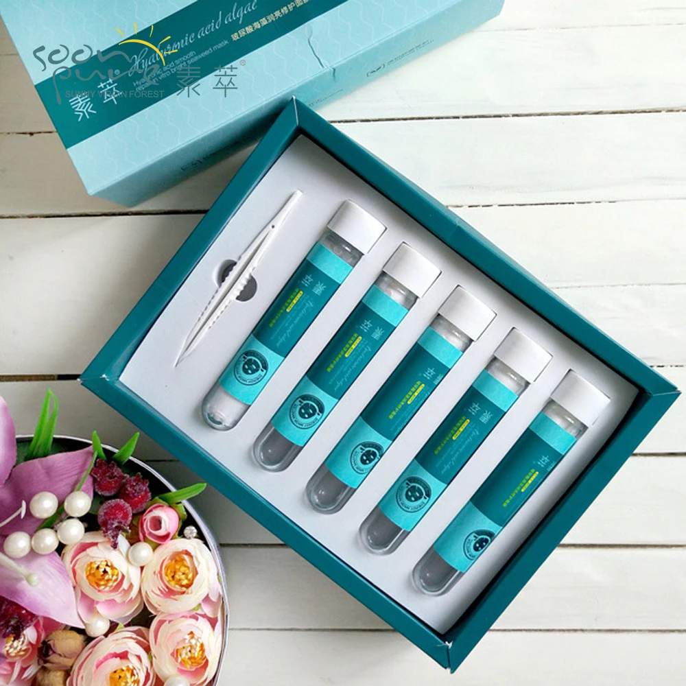 SOONPURE Маска из гиалуроновой кислоти и морских водорослей трубки света|cream