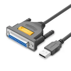 USB 2,0 DB25 параллельный LPT принтер кабель мужчин и женщин 1 м 1,5 м 3 м компьютер IEEE1284 25Pin принтер расширение кабеля 25-Pin