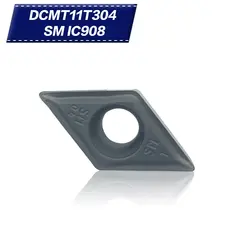 100 шт внутренние инструменты токарные DCMT3 0,5 DCMT11T304 SM IC908 вставки карбида токарный станок режущего инструмента с ЧПУ Инструменты Tokarnyy