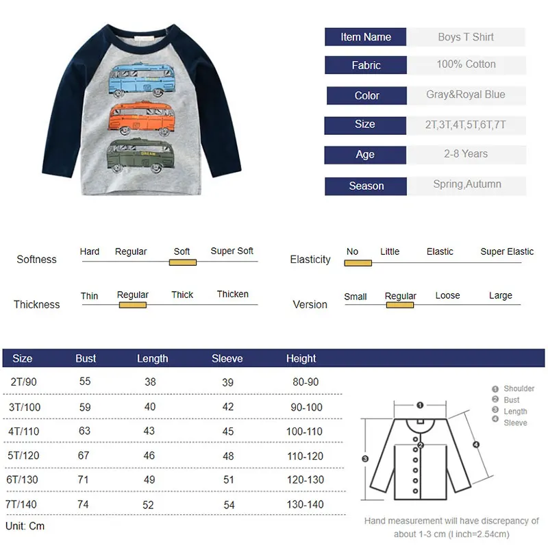 Осенняя футболка для мальчиков с принтом машины, футболки для мальчиков, Детская футболка с длинными рукавами хлопковая футболка Топы для малышей, рубашки для малышей, детская одежда, Топ