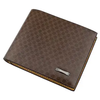 

Men Casual Leather Pocket Wallet Men Clutch ID Credit Card Holder Bifold Purse