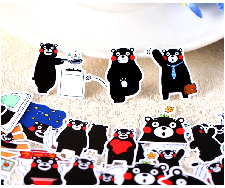 40 шт./упак. creative kawaii self-made meng bear Скрапбукинг наклейки/декоративные наклейки/DIY craft фотоальбом