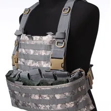 USMC Тактический Молл Боевой жилет ACU клип жилет