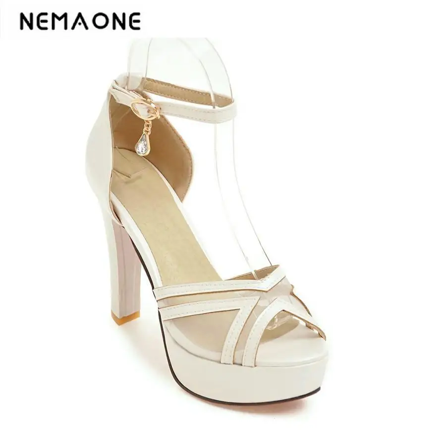 

2018 summer high heels sandals women ankle strap women shoes sexy party or wedding shoes woman