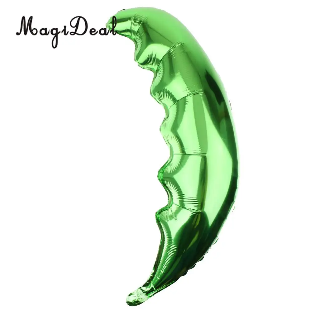 MagiDeal Set of 6pcs Palm Tree Leaf Green Hawaiian Beach Party Balloon Party Decor