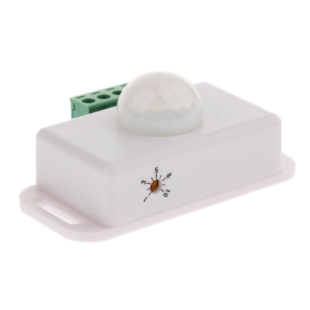 DC 12V 24V PIR Sensor LED Dimmer Switch Motion Infrared Switch