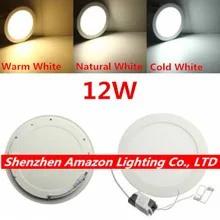 Цена по прейскуранту завода-изготовителя! 12 Вт круглый светодиодный панельные утопленные светильники Светодиодный потолочный светильник лампа с драйвером 85-265 в светодиодный светильник для помещений