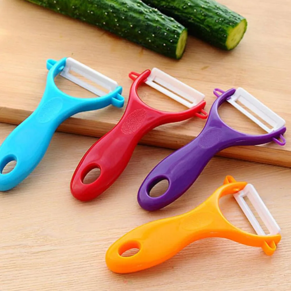 1PC HOT NEW Fruit Vegetable Carrot Potato Slicer Speed Ceramic Peeler