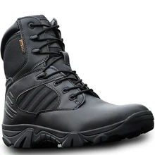

US Size 6-12 Comfortable Hunting Military Boots Fashion Shoes outdoor Desert army boots male shoes Mens boot Black and Desert