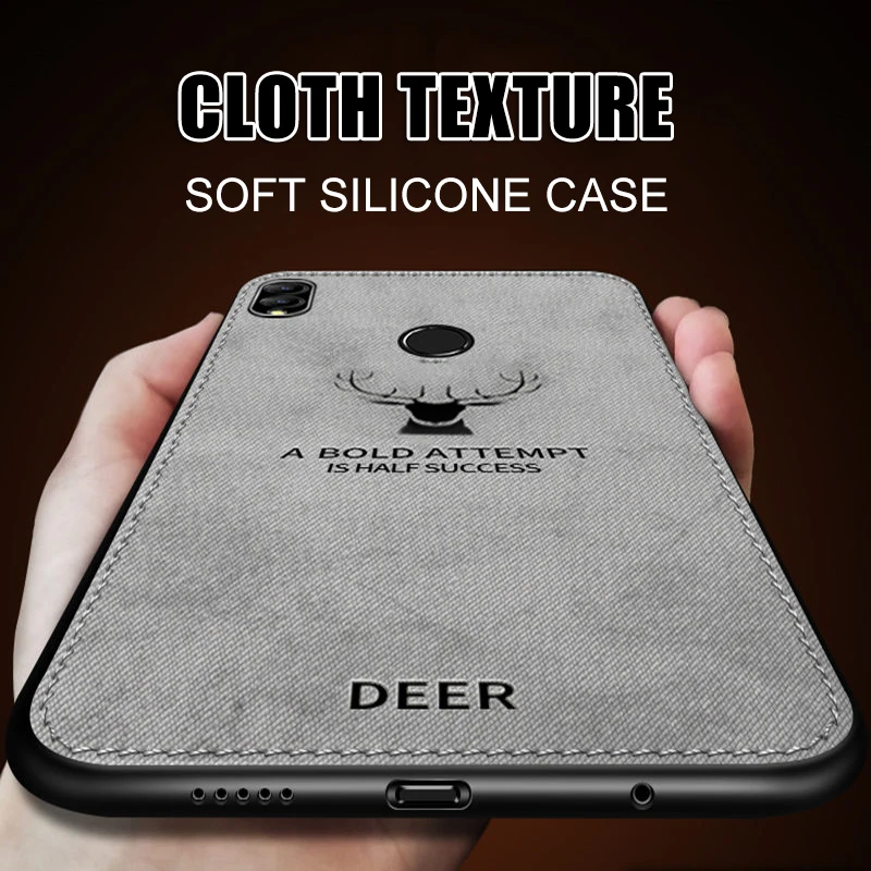 

Luxury Cloth Texture Soft Case On The For Huawei P20 Pro Honor 10 Lite Shockproof Full Cover For Huawei Honor 8X Max Bumper Case