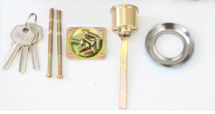 Hot Sale Electric Two Cylinders ControlRim Door Lock with Keys Both Inside and Outside EC06-3