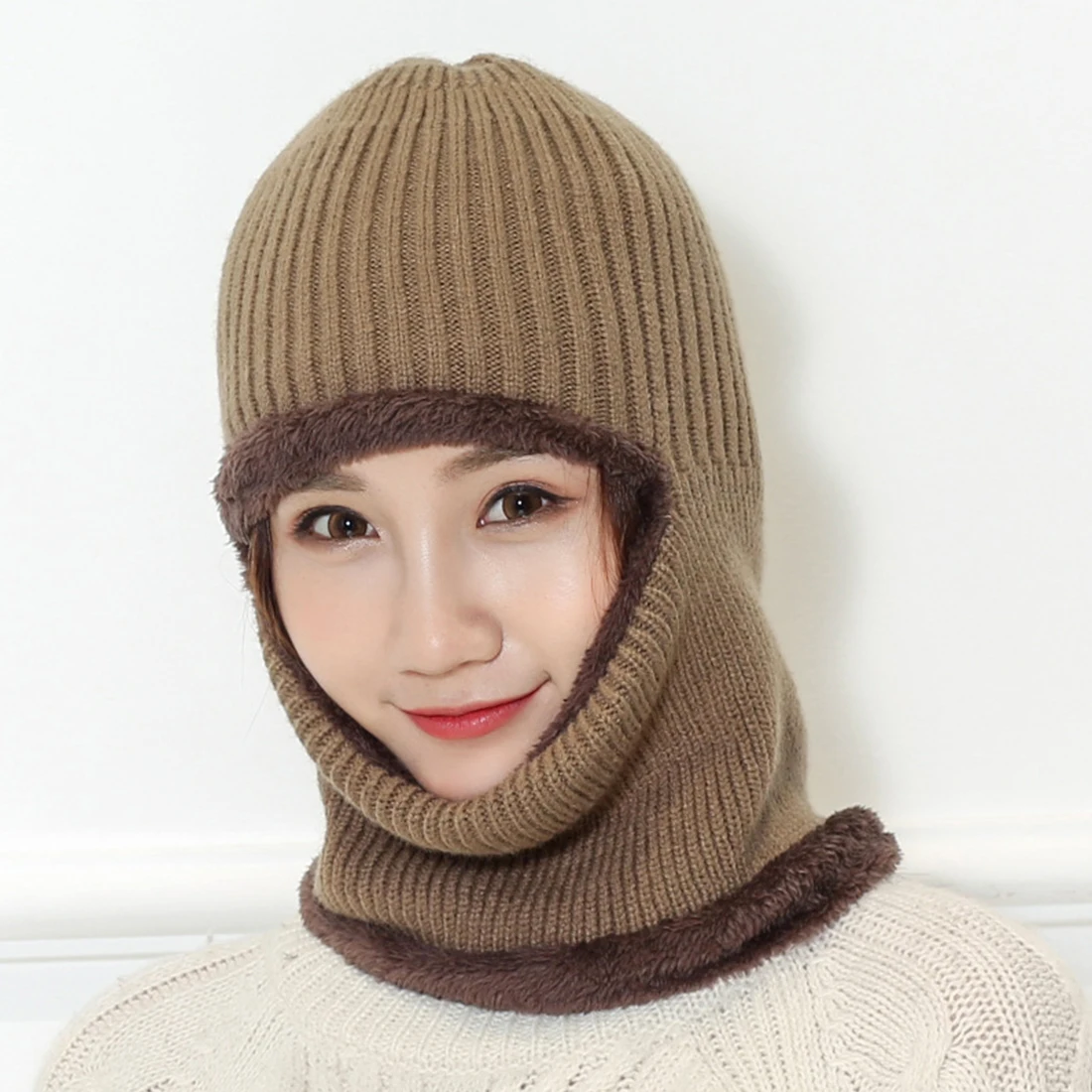 Buy Charming Multi Functional Knit Cap Balaclava Mask