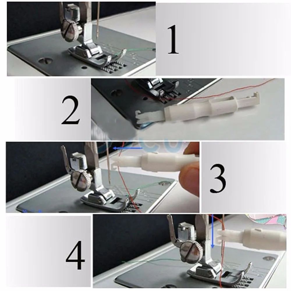 2 предмета в комплекте Нитевдеватель стежка вставки инструмент-аппликатор деталь швейной машины для шитья станок