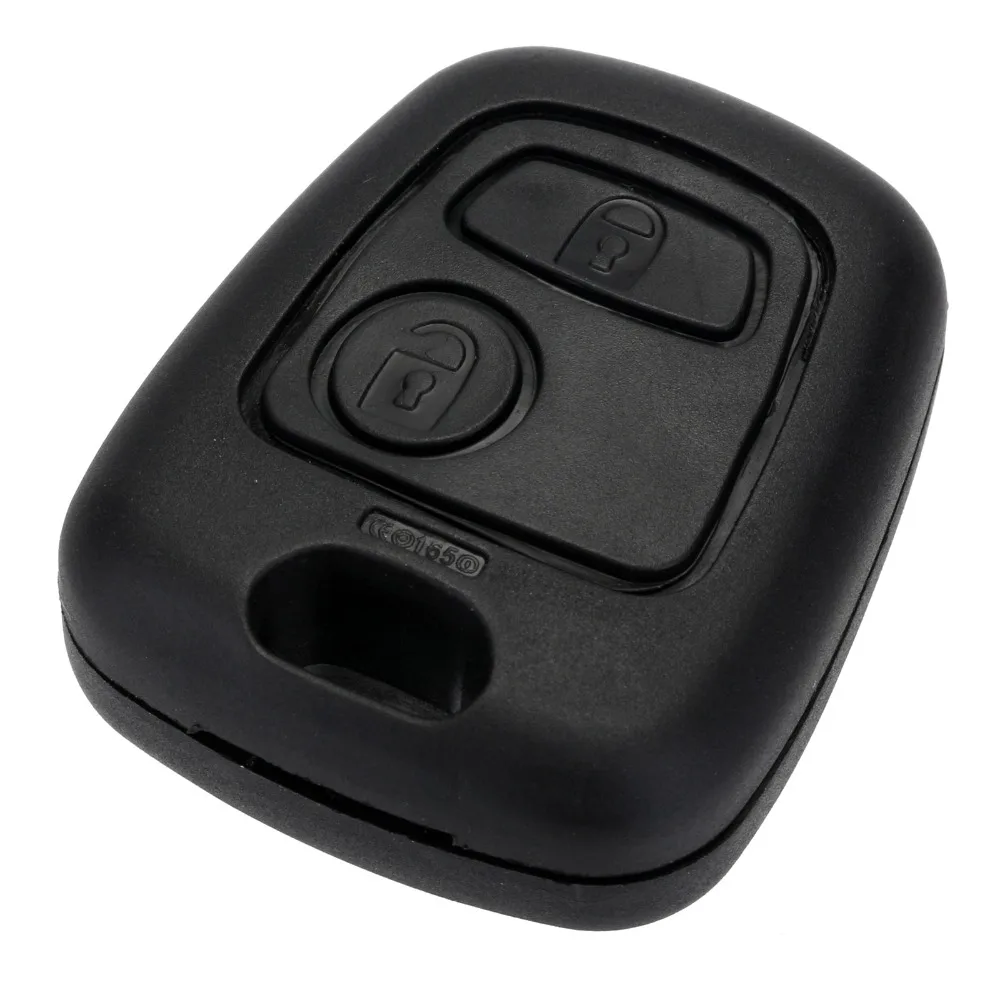 2 Button Remote Car Key Fob Case Replacement Shell Case for Citroen C1