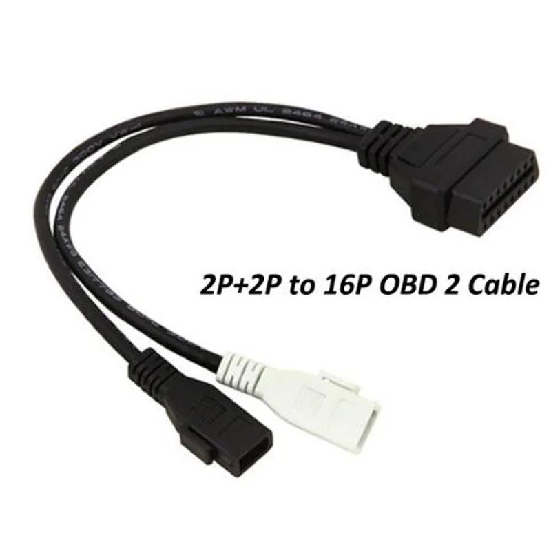Новый OBD OBDII 2 + для VAG 2x2 до 16 контактов Автомобильный диагностический кабель OBD2 Vag