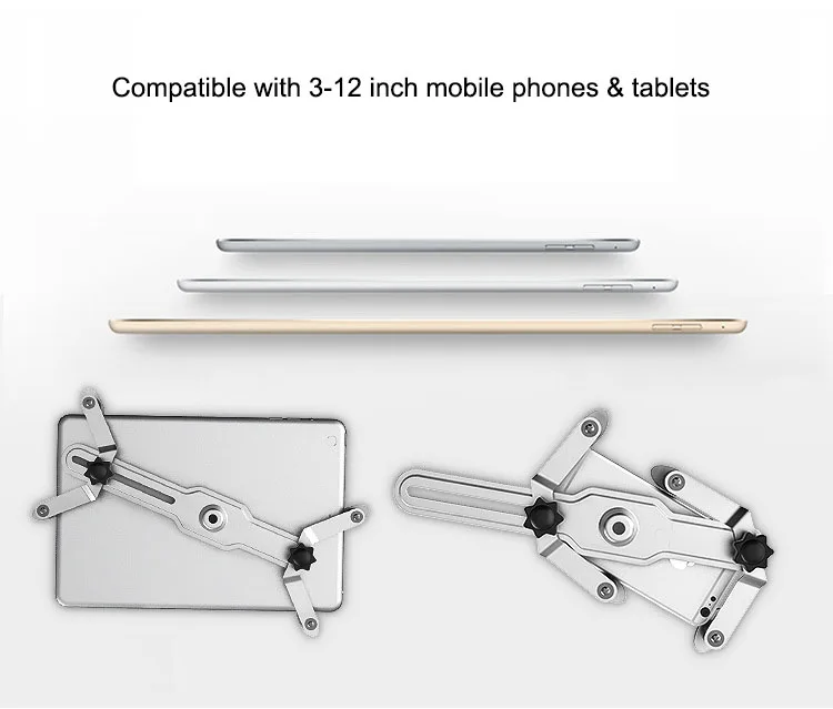 Планшет настенное крепление 4-12 дюймов универсальная и регулируемая настенная подвесная Скоба подставка держатель для iPad Air 2 Pro 11
