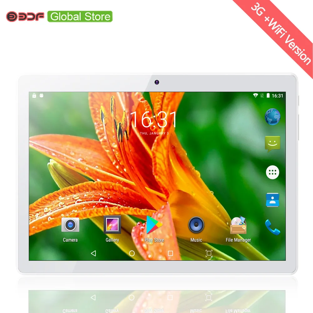 10 Inch Quad Core 4GB+32GB Android 6.0 Tablets Pc Dual Sim Card Support Mobile Phone Call And Message Received Android Tablet Pc