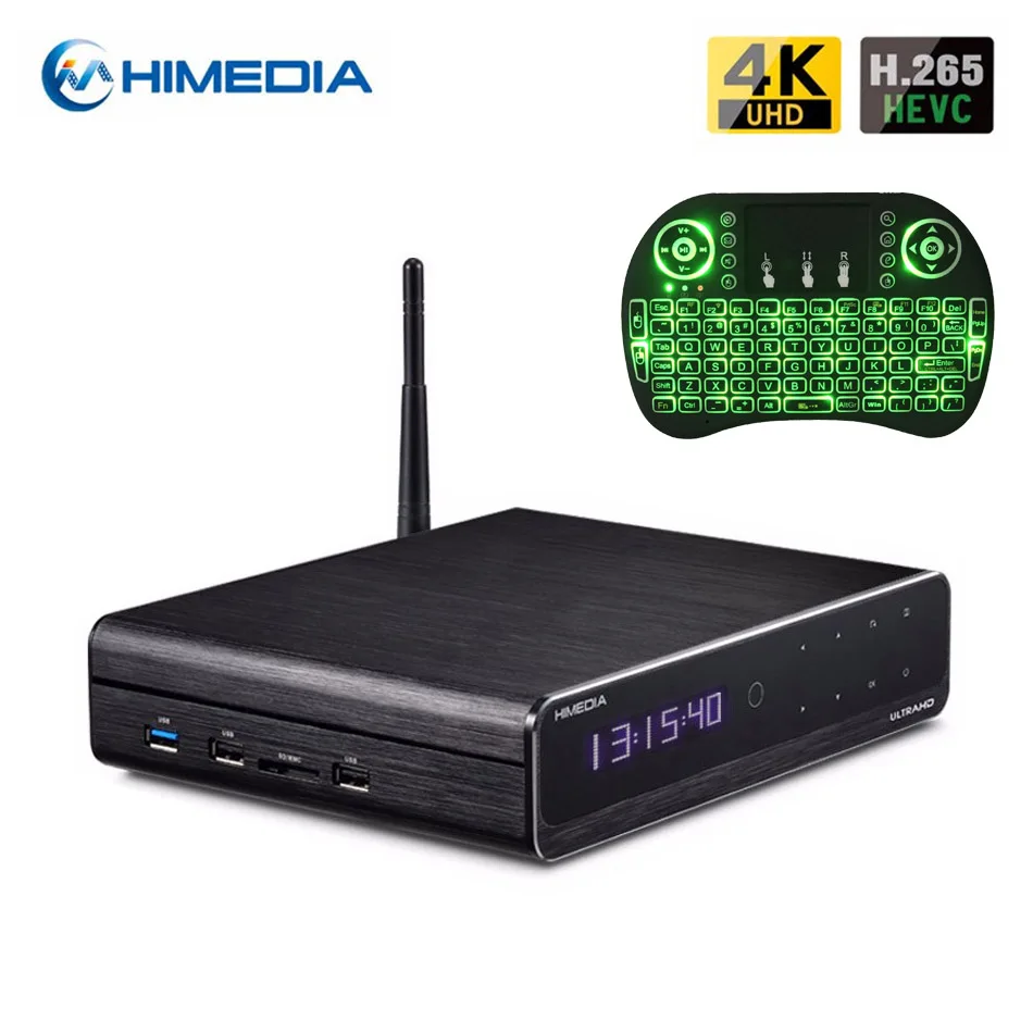 2019 Himedia Q10 Pro Android 7 1 TV BOX Hi3798CV200 2G/16G 4K HDR Dolby DTS 2 4G/5GHz WIFI 1000M LAN 3 5 &quotSATA HDD медиаплеер|himedia