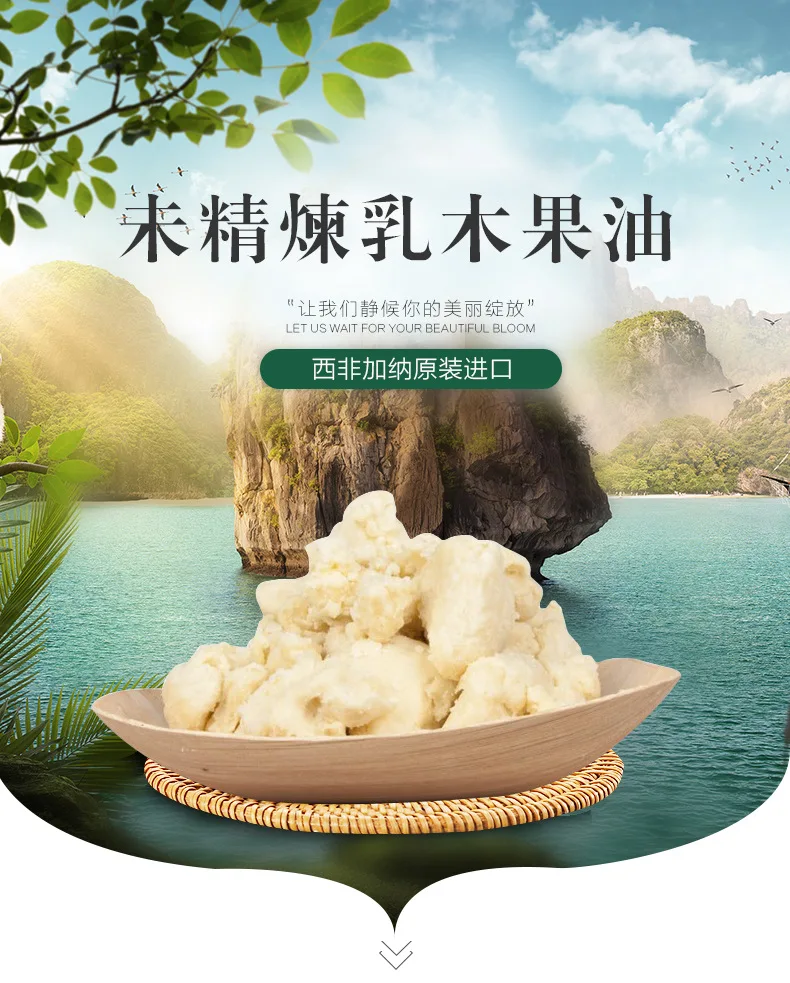 Óleo de Manteiga de Karité Cuidados com a Pele Óleo Essencial Cosmético Natural Orgânico Não Refinado Grau Fresco Nutritivo Hidratante Rugas 300g Cru 4 Beleza e saúde