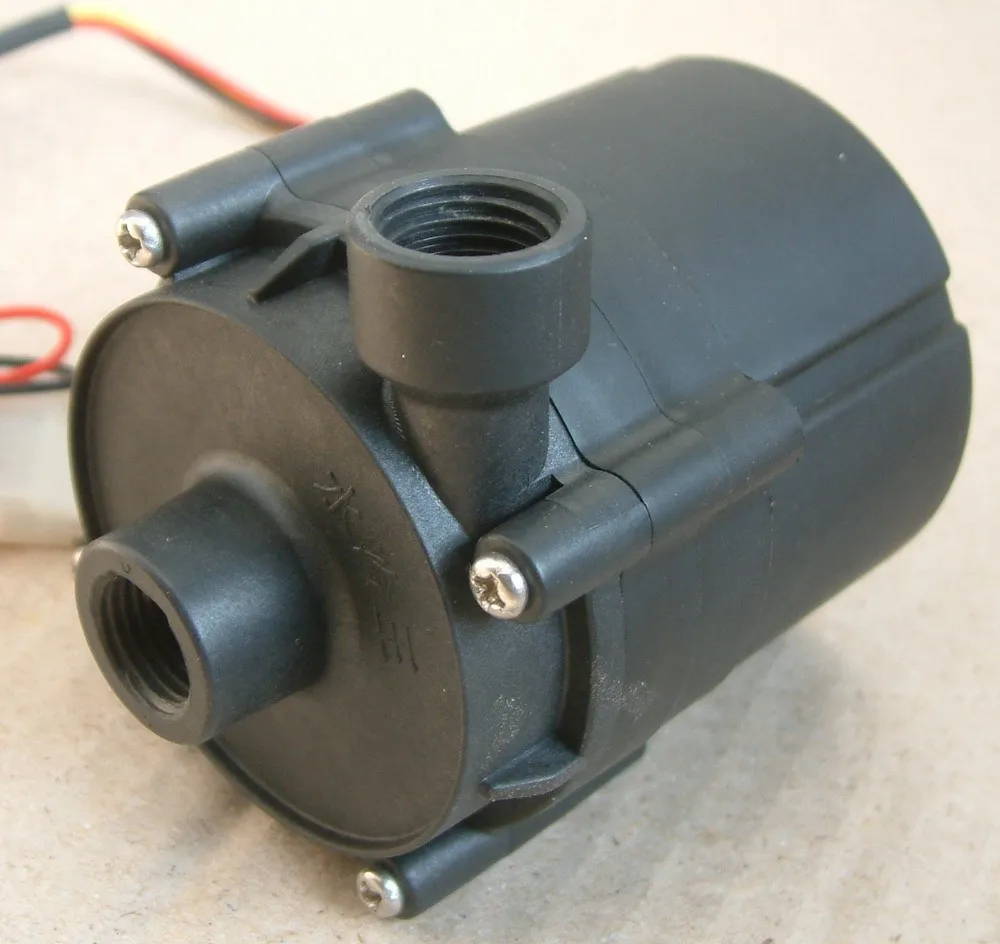 Inlet and outlet are 2 minute sc1000 12V straight water cooling pump