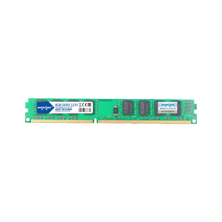 HEORIADY DDR3 8 ГБ Памяти 1333 МГц PC3-10600 без ecc рабочего стола 240pin 1,5 В рабочего стола ram dimm