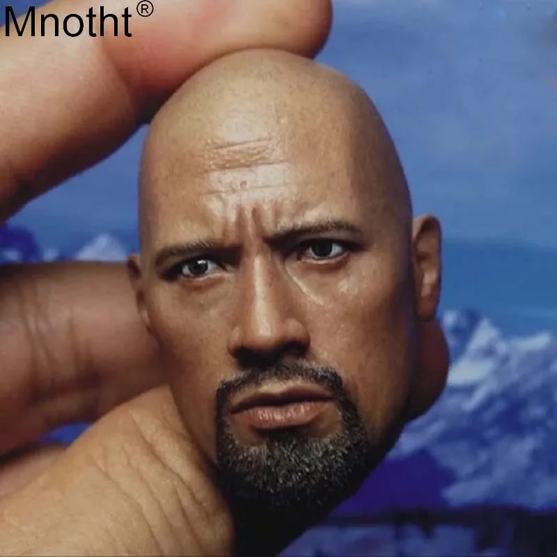 Mnotht 1/6 модель головы Dwayne Johnson Форсаж солдат вырезание BT013 игрушка для 12 дюймовых