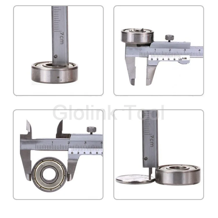 Mini Vernier Caliper 70mm Stainless Hardened Metric Machinist 0-70mm Measurement Tools - Image 3