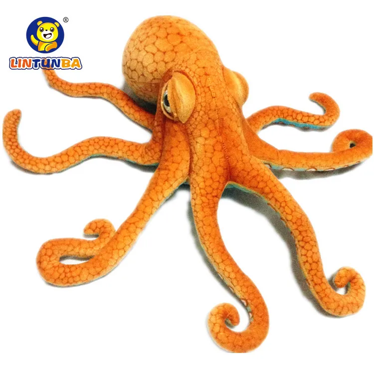 Baratos Real Life gran muñeco de pulpo de peluche almohada mar inferior Animal muñeca creativa realista regalo 55cm
