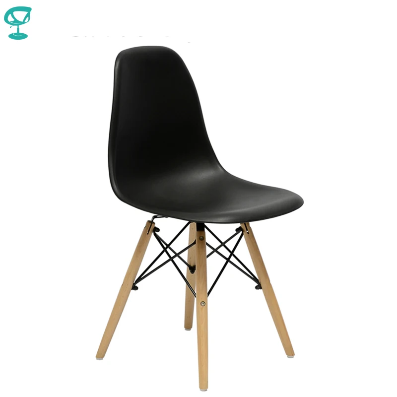 94893 Barneo N-12 Plastic Wood Kitchen Breakfast Interior Stool Bar Chair Kitchen Furniture Black free shipping in Russia