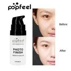 Popfeel 2018 Новый Mosturizing праймер для лица Fond teint Make Up Pore Invisible Brighten Base косметика для лица 15 мл