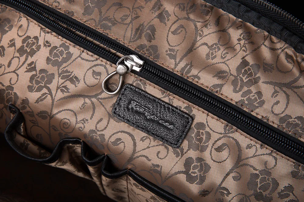 Модная брендовая мужская кожаная сумка, роскошная Высококачественная мужская деловая сумка из натуральной кожи, двухслойный мужской портфель на молнии