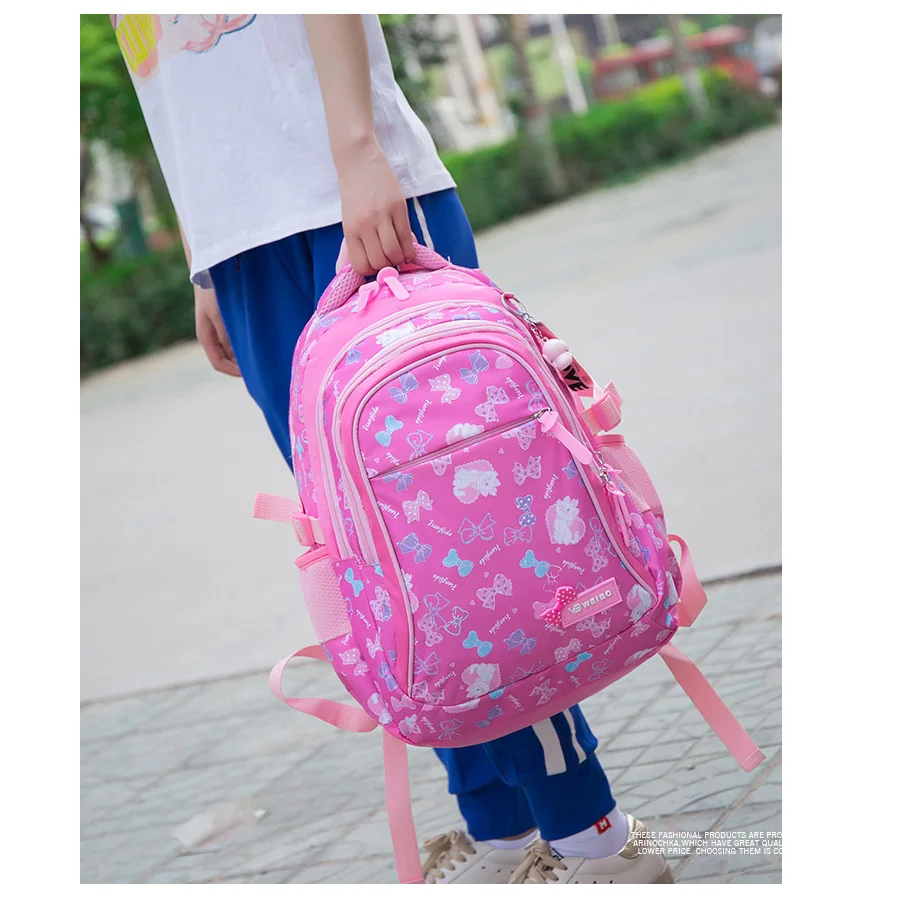 Princesa Arco Sacos de Impressão Mochilas Crianças