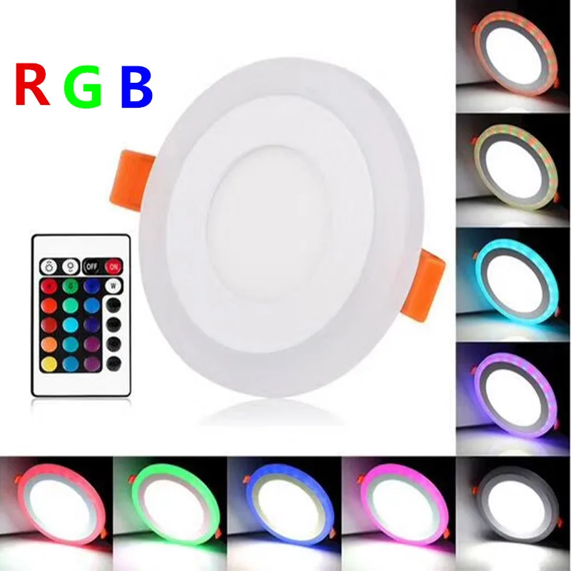 Luzes do Painel de Led acrílico 6 w/9 w/16 w/24 Características : White+ Rgb