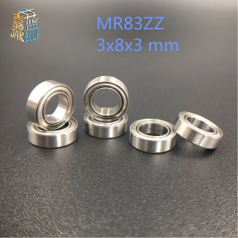 

MR83ZZ MR83 ZZ Bearing 3x8x3 mm free shipping(10pcs) Miniature Ball Bearings Deep Groove Ball Bearings L-830ZZ