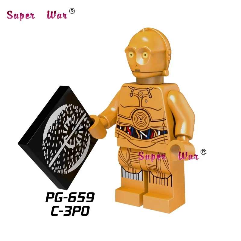 

Single Sale superhero C-3PO Protocol Droid SW700 building blocks action sets model bricks toys for children