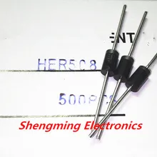 50 шт. HER508 5A 1000V DO-27 диод