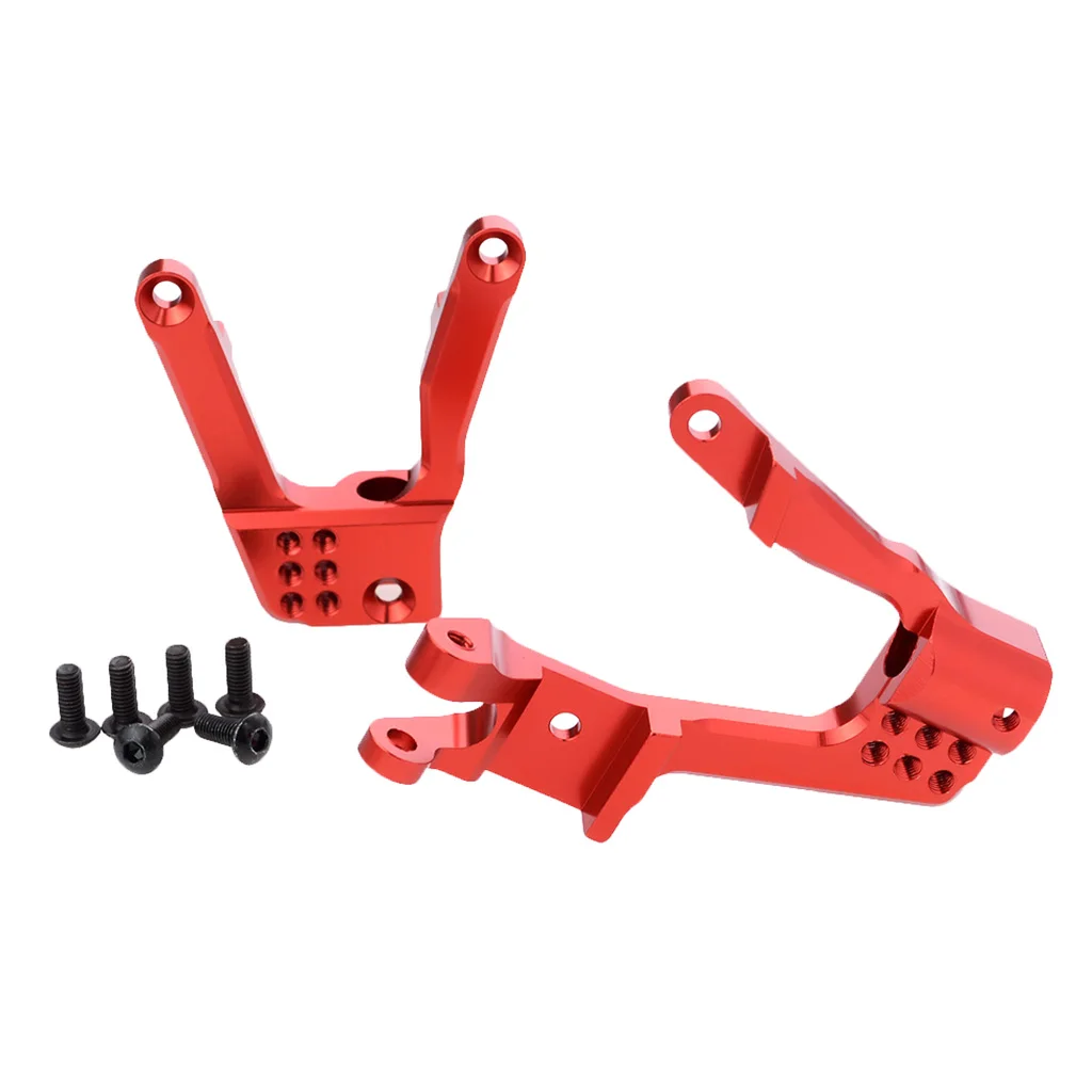 1/10 RC Car Buggy Truck Servo Mount Set Replacement Parts Vehicle Model Front Shock Tower Alloy 2Pcs/Pack for Axial SCX10 II