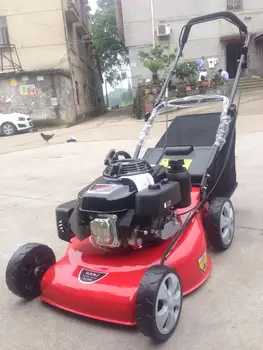 安い 18-20インチ5/6/9hp 4ストロークガソリン芝刈り機、芝生trimme、ポータブル折りたたみ/用大型ヴィラは、公園、スポーツ分野