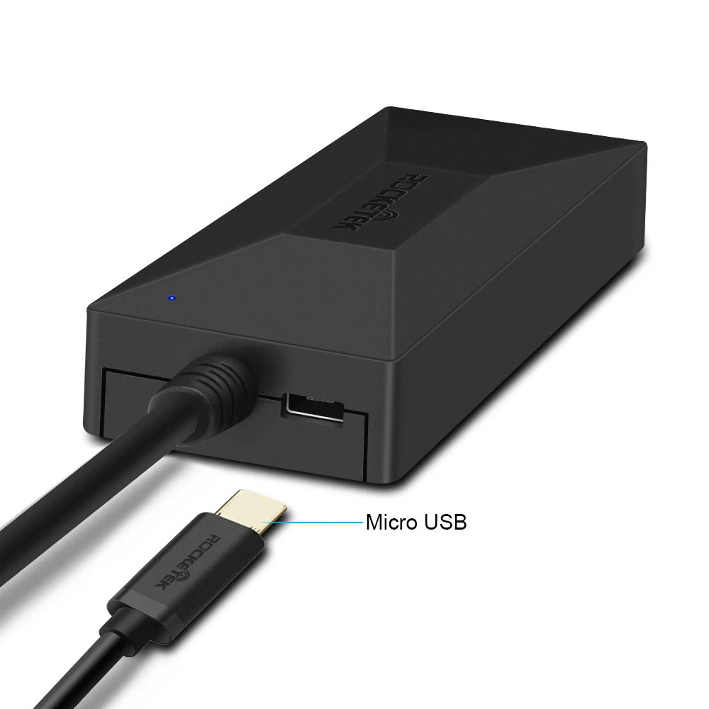 Дешево Rocketek font b USB b font гигабитный Ethernet адаптер 1000 Мбит с Тип c концентратор 3,0 Lan для Xiaomi Mi Box 3 S Android tv телеприставка сетевая карта Rj45