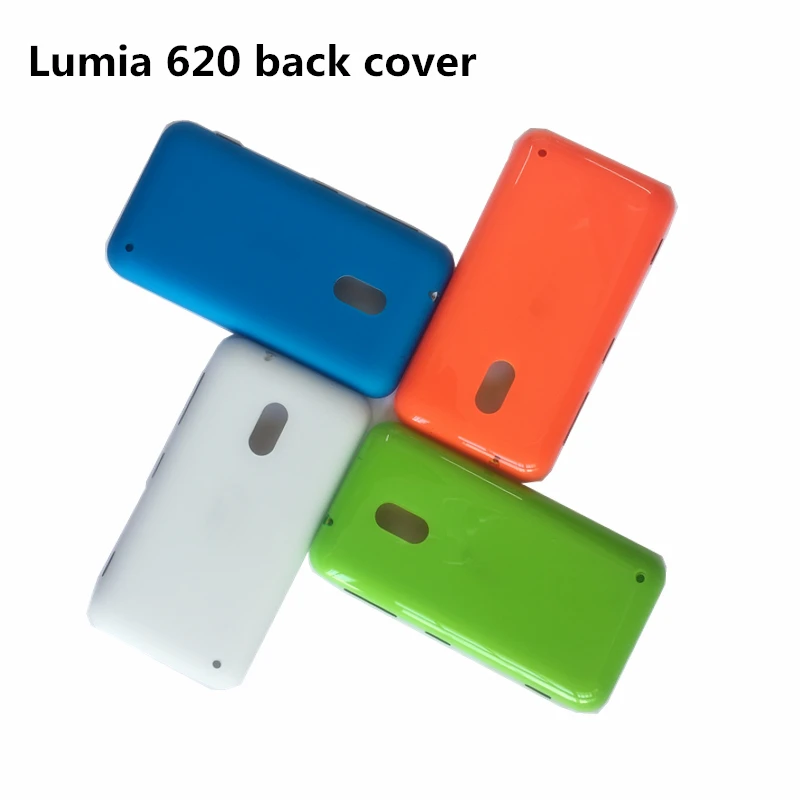 620 крышка батареи для Nokia Lumia задняя Корпус Дверь Замена жесткий чехол с разъемом