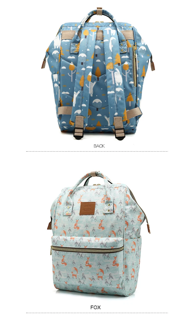 Baby Diaper Bag Waterproof Mummy Maternity Travel Backpack Nappy Changing Bags Large Capacity Nursing Wet Bag Laptop Backpack  (18)